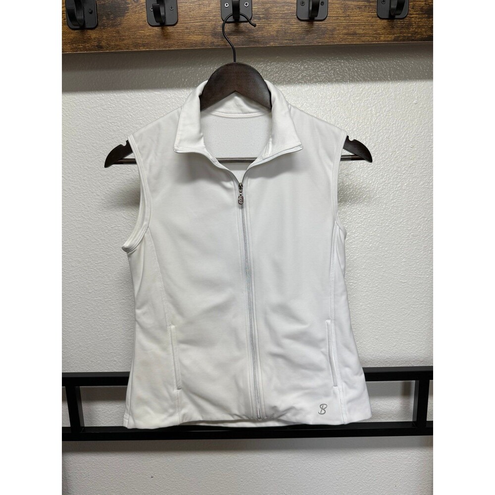 Sofibella white vest golf vest size Small